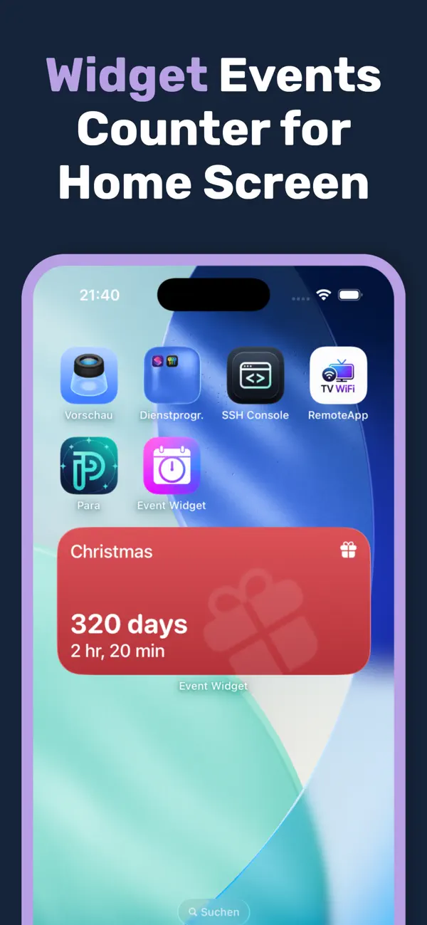 Countdown Widget screenshot 1
