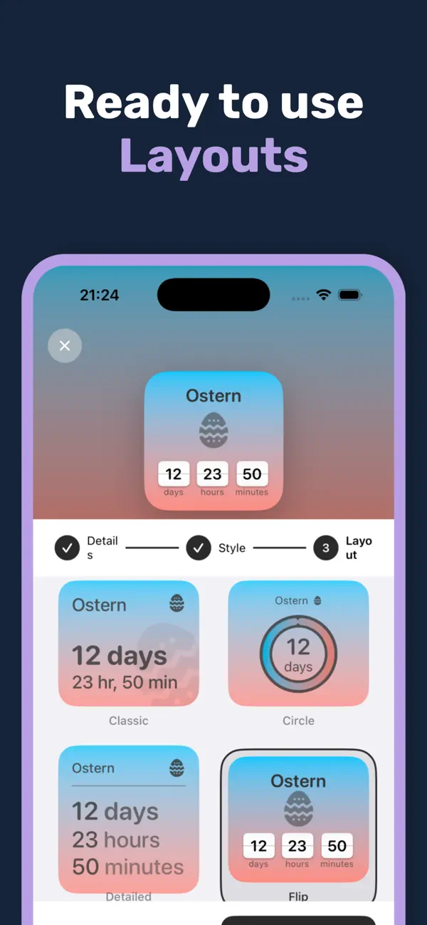 Countdown Widget screenshot 2