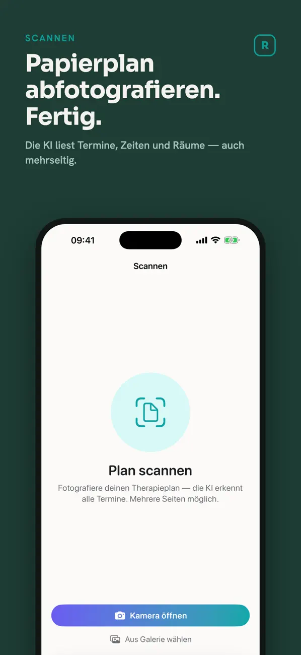 RehaPlan Screenshot 1