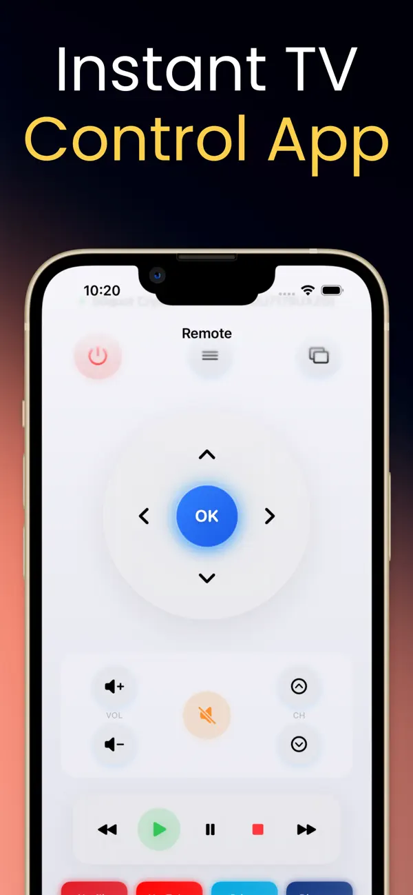 Smart TV Remote screenshot 1